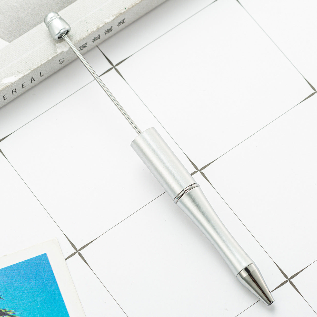 Ball pen, creative DIY plastic plastic beaded ballpoint pen