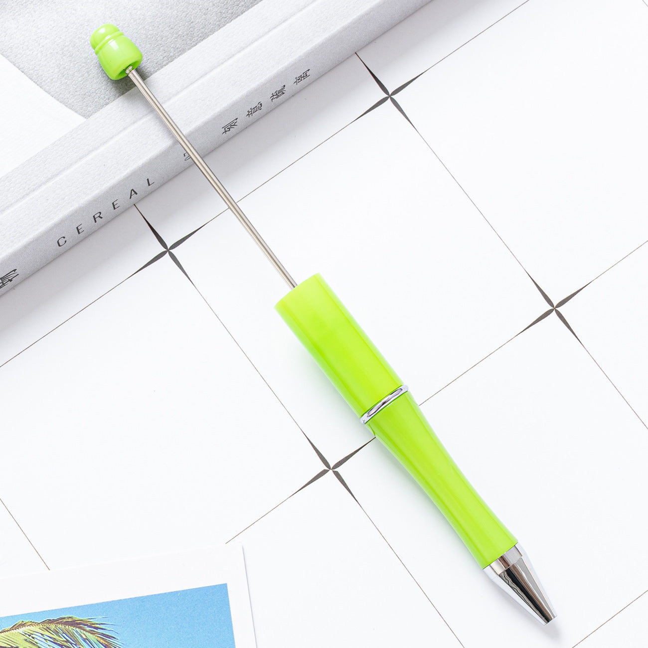 Ball pen, creative DIY plastic plastic beaded ballpoint pen
