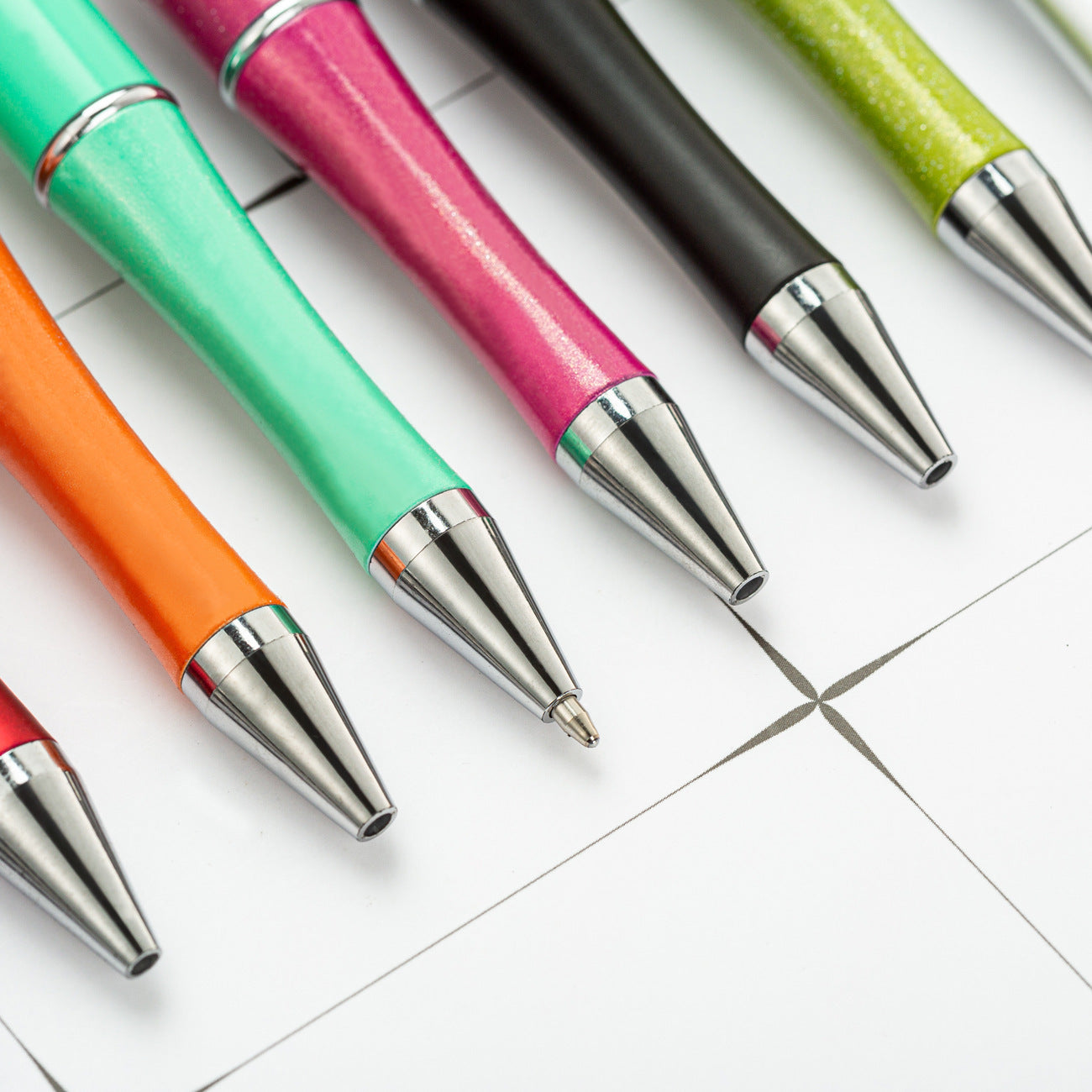 Ball pen, creative DIY plastic plastic beaded ballpoint pen