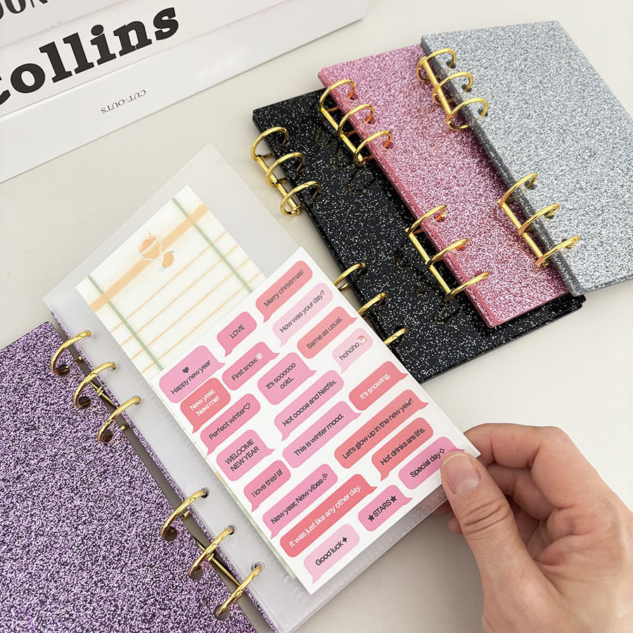 Metal binder DIY notebook ring