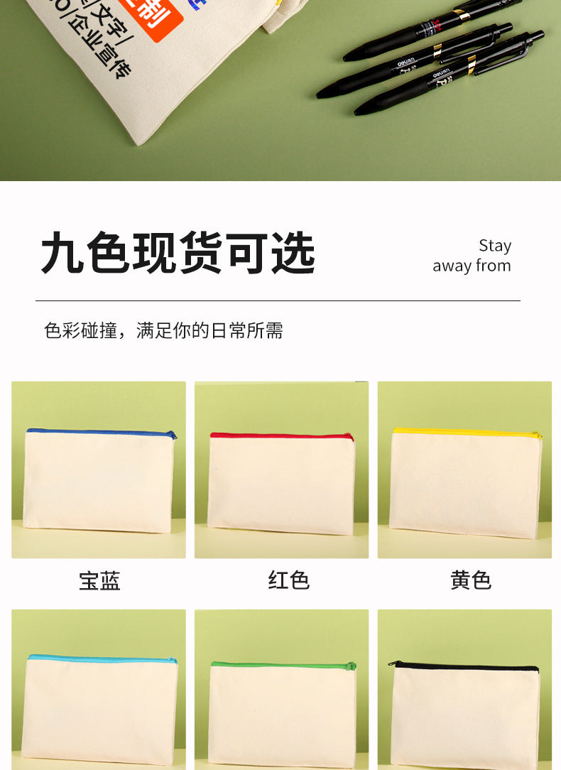 Storage bag/coin purse/handbag canvas bag for DIY wrapping