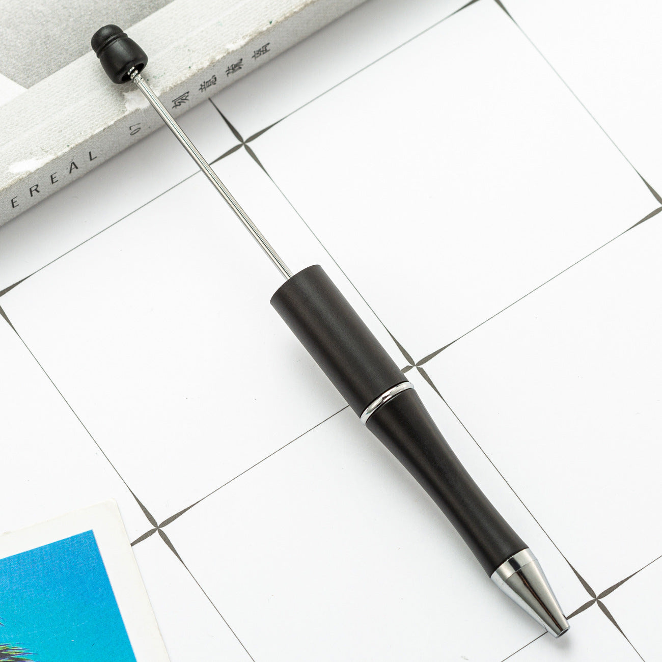 Ball pen, creative DIY plastic plastic beaded ballpoint pen