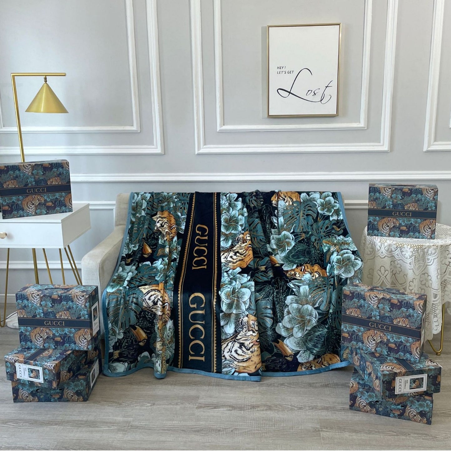 Fashion Plush Designer Blanket Large Size