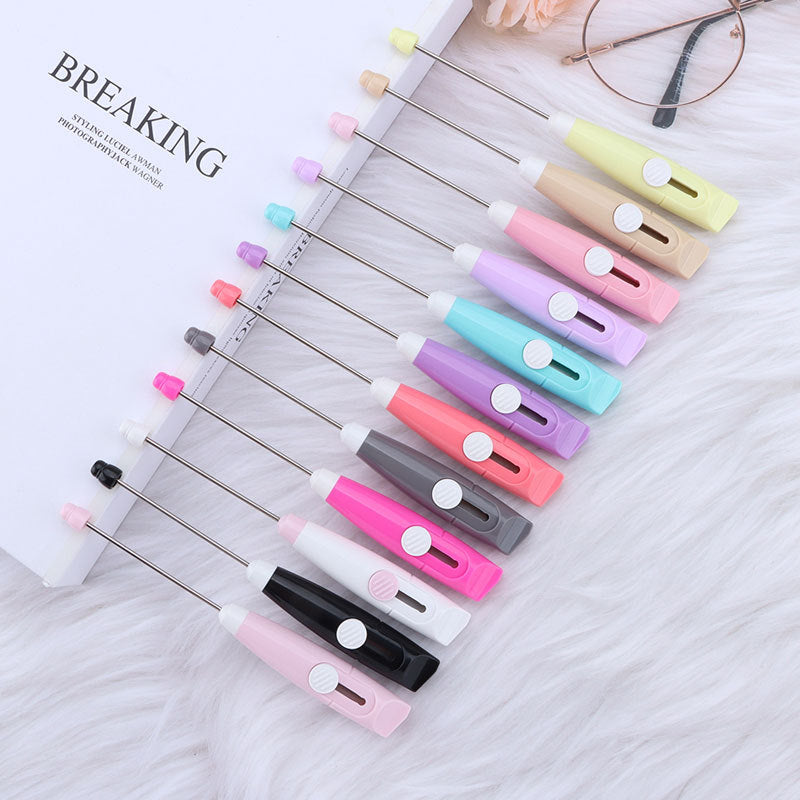 DIY beaded courier knife portable unpacking artifact unpacking courier paper cutter unpacking knife office home art knife