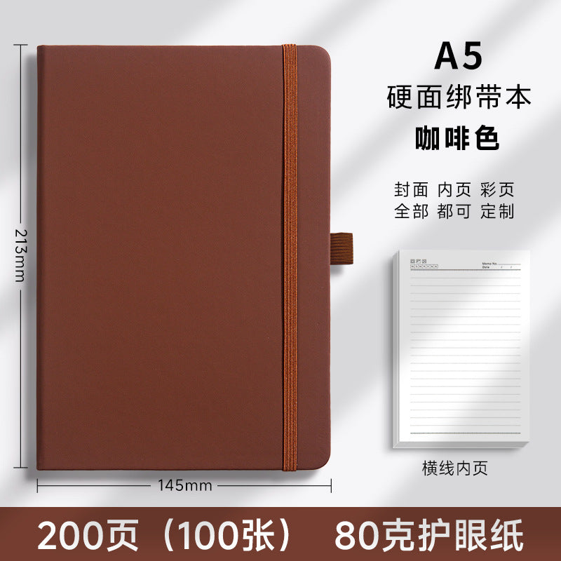 A5 strap notebook