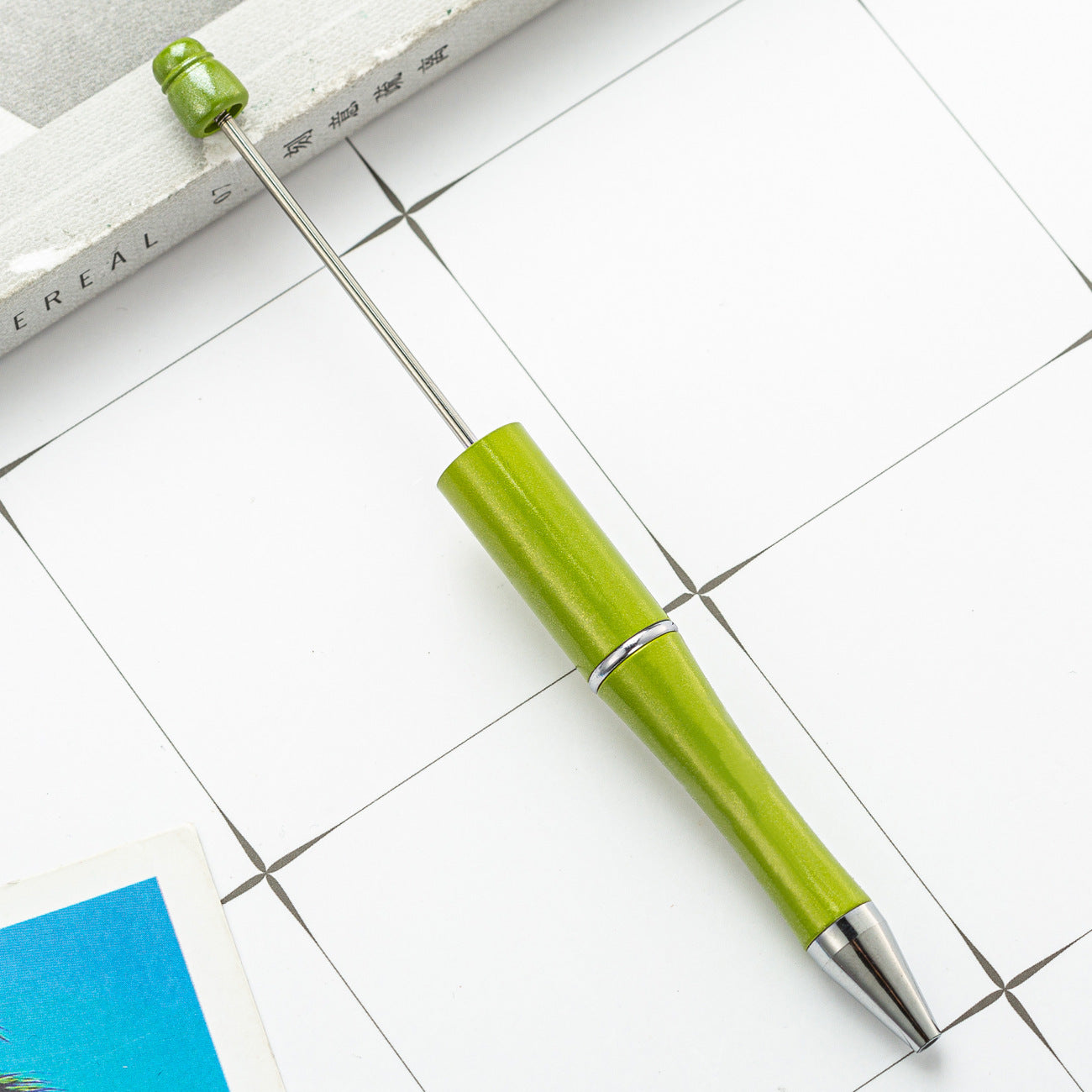 Ball pen, creative DIY plastic plastic beaded ballpoint pen