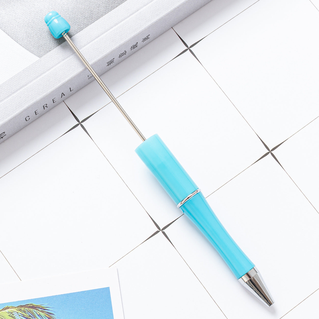 Ball pen, creative DIY plastic plastic beaded ballpoint pen