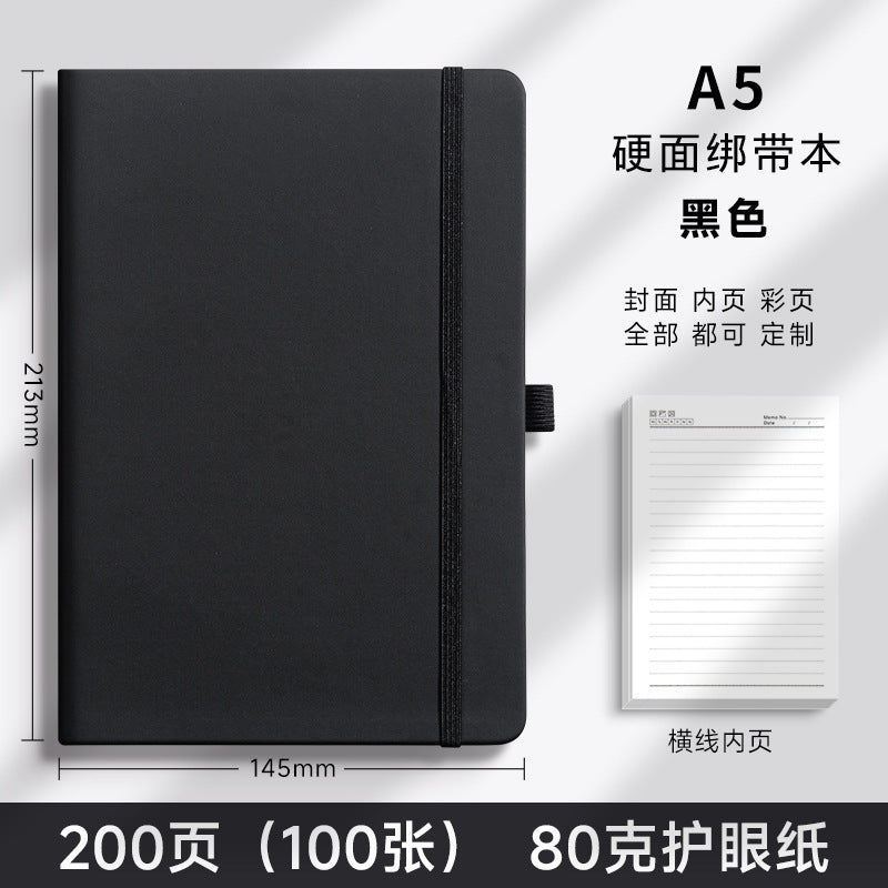 A5 strap notebook