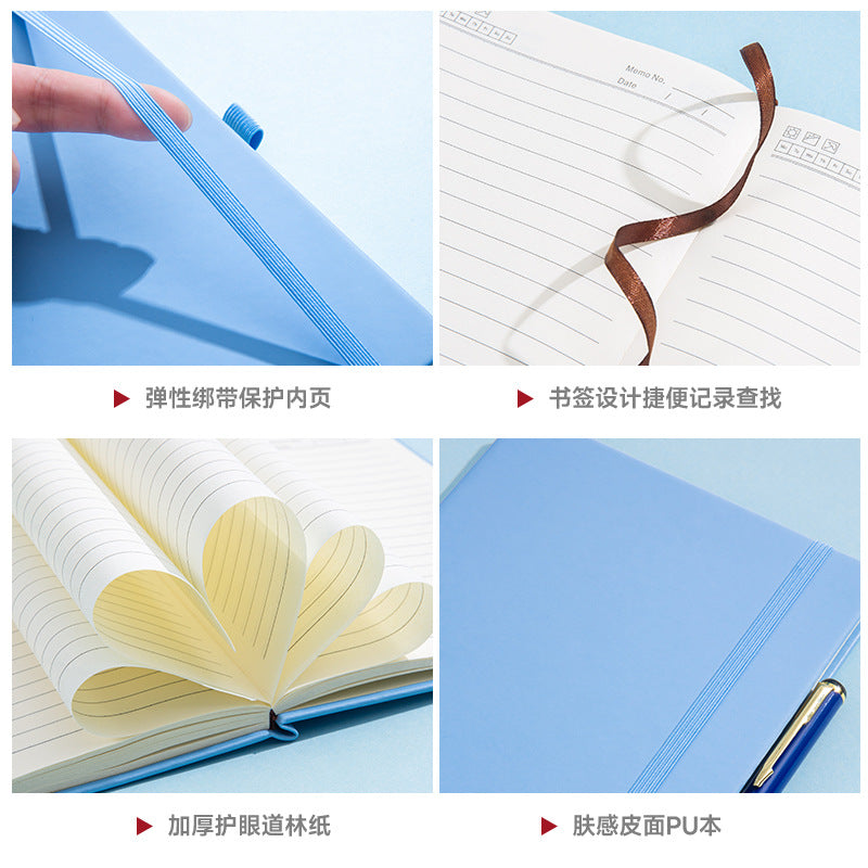 A5 strap notebook
