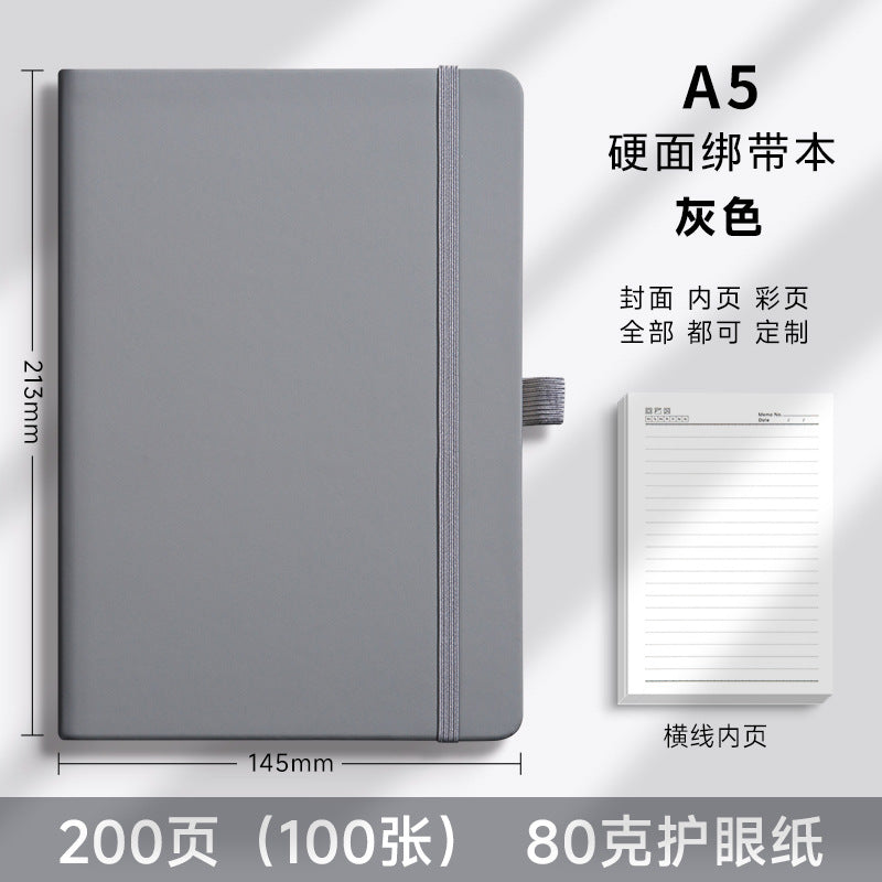 A5 strap notebook