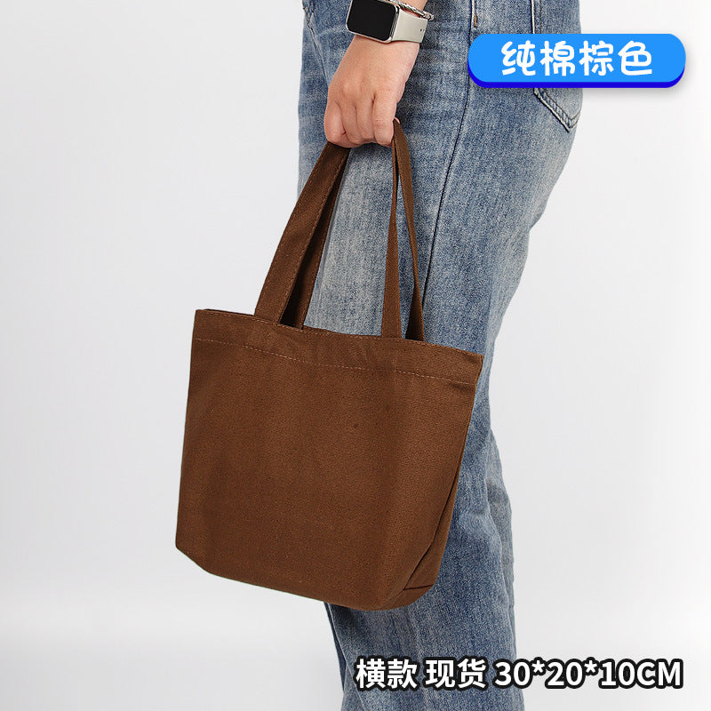 Colorful blank canvas bag for DIY