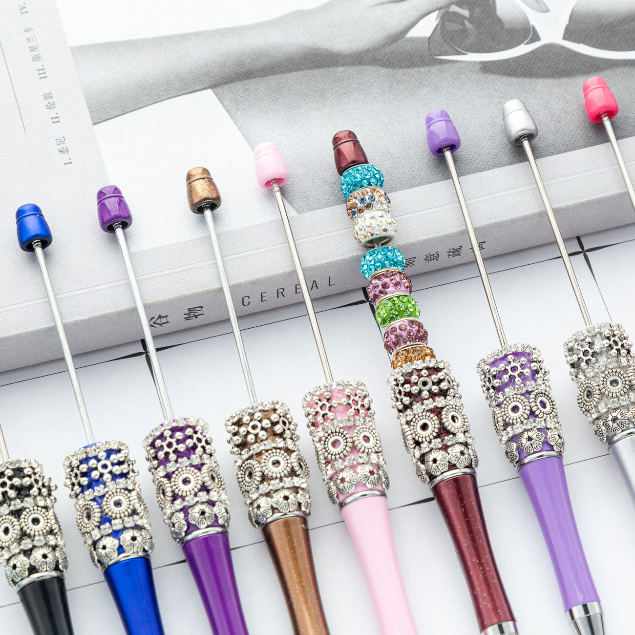 【C359】🖌 New！Crystal Pens/Retro Carving Pens