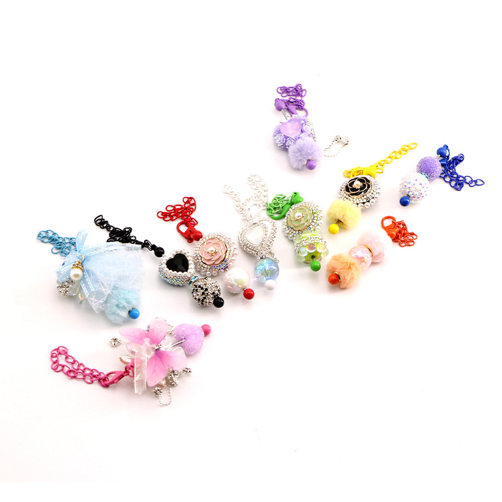 【C367】🔥7.3-Restock🔥Metal Macarone Beadable Keychian For DIY