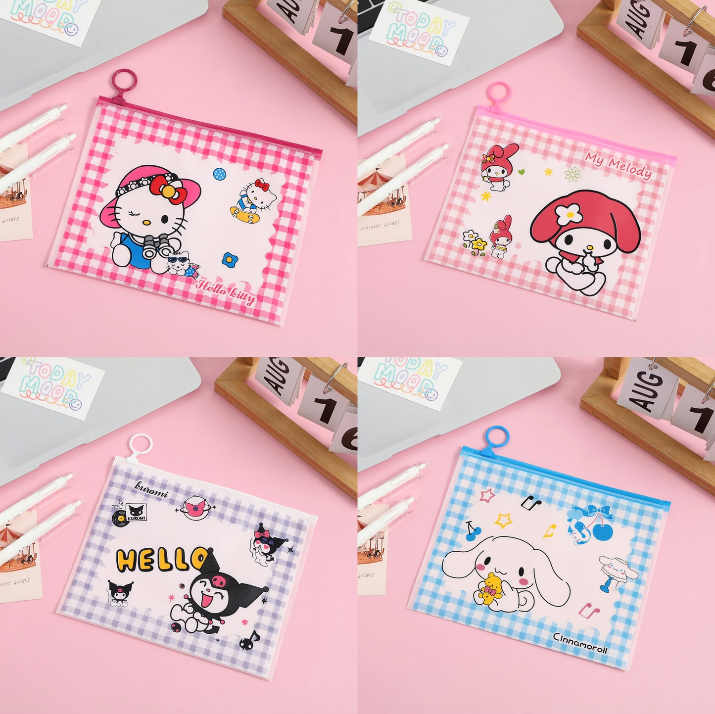 【C327】Restock🛍️ Sanrio/Unicorn Large Size PE Ziplock Bag