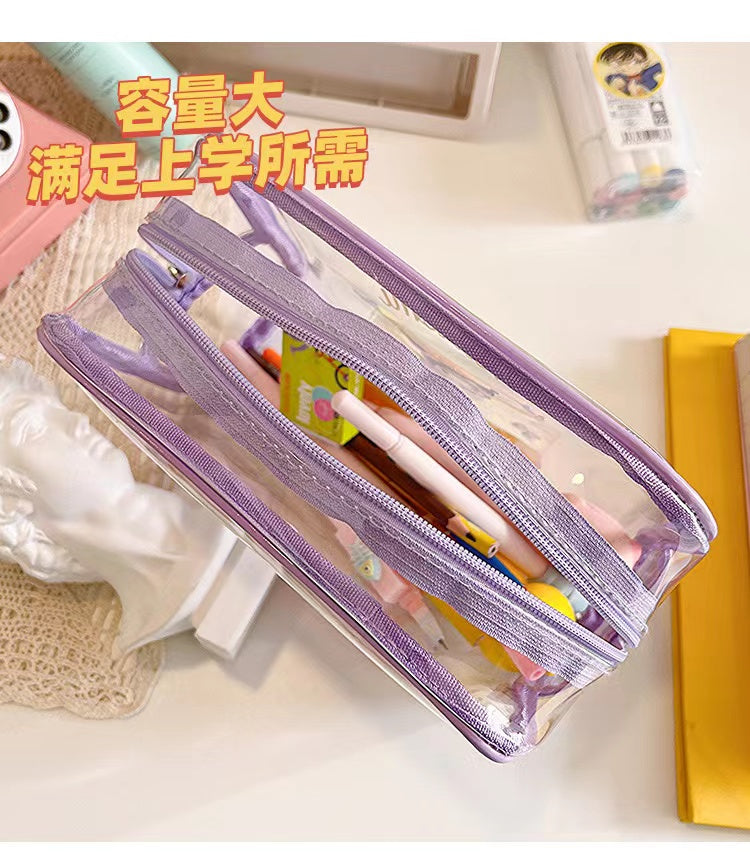 【A418】 👝 Sanrio Transparent Make Up Storage Bag