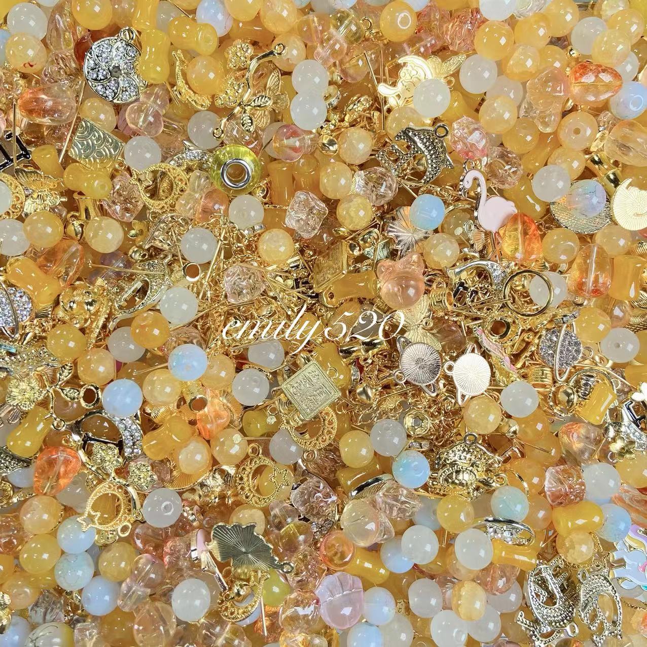 【A004】❤️‍🔥Sales！50%OFF❤️‍🔥 Diy Glass Bead Mix for Bracelet