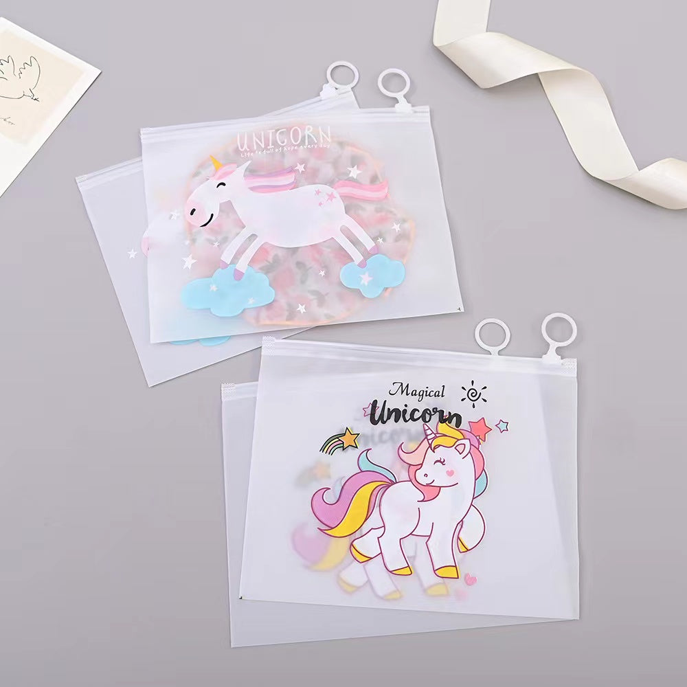 【C327】Restock🛍️ Sanrio/Unicorn Large Size PE Ziplock Bag