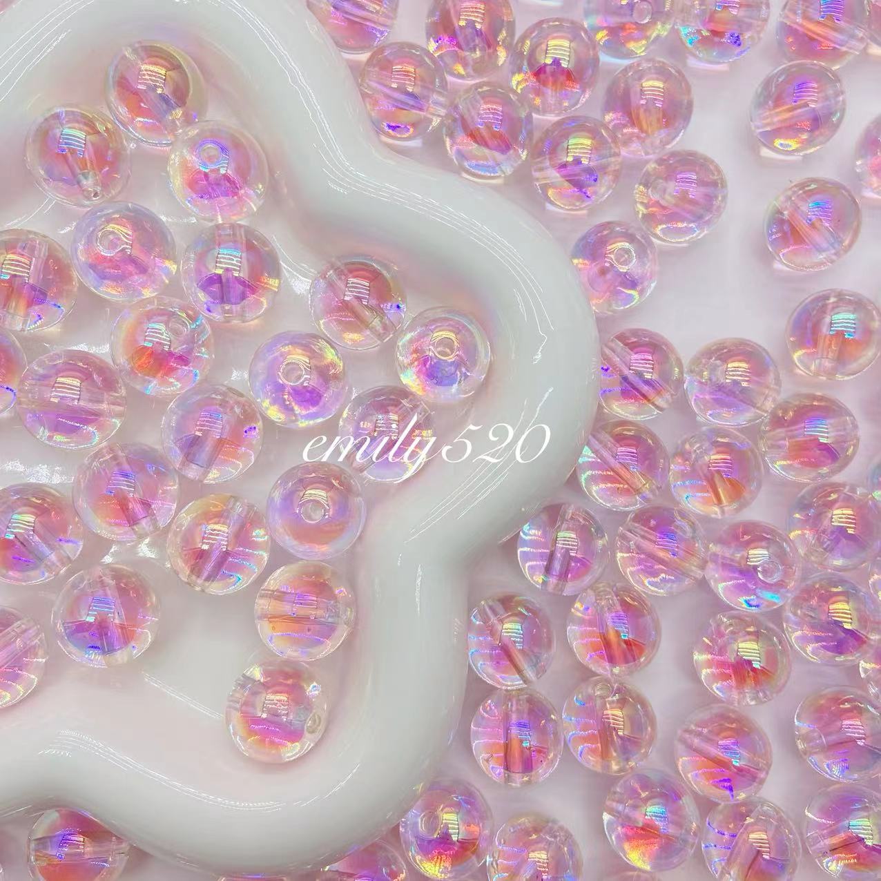 【U006】⭕Acrylic UV Beads 16MM Colors Mix