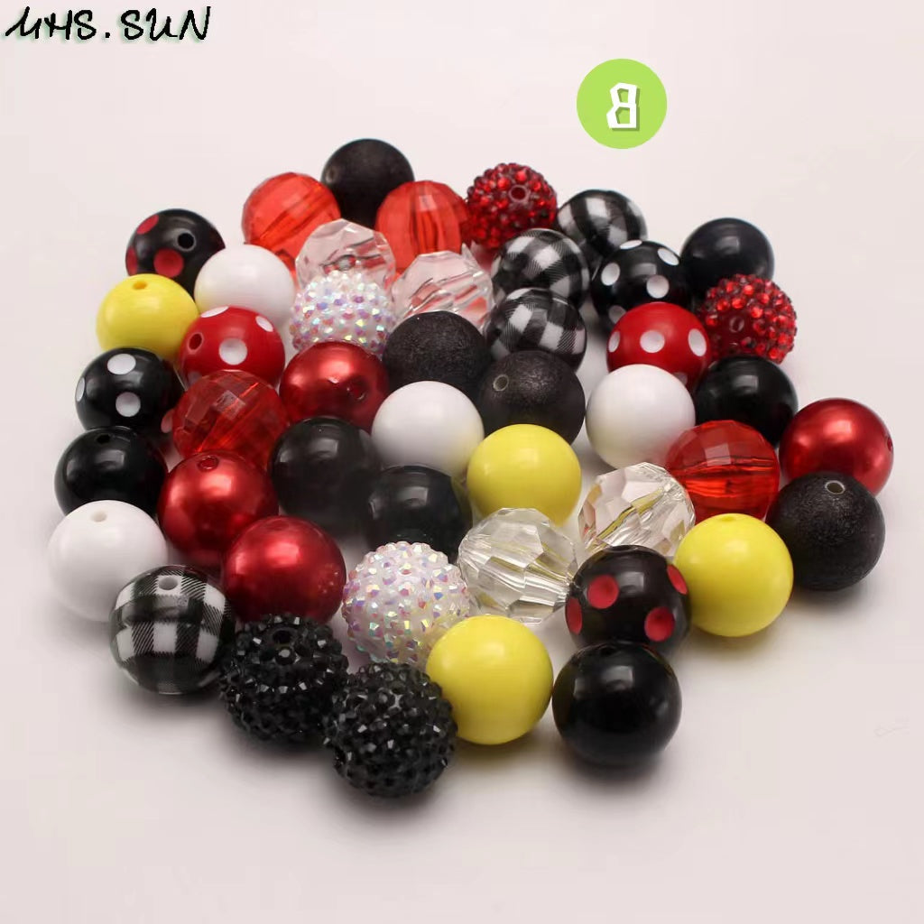 【A903】🔥10.15-Updated💮Colorful Rhinestone Beads Packed in Bag Diy Key Chain Material Bag