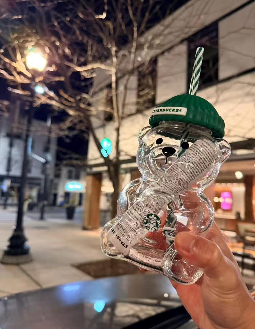 【LLL】Hot sale 🔥 SB Glass Bear Cup In Stock 7-12 days to USA