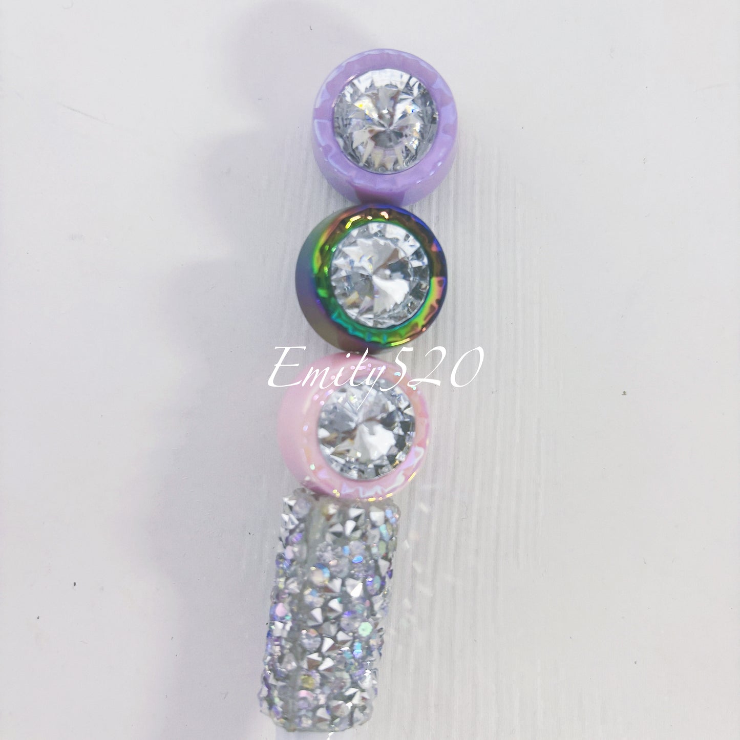 【C360】💎Big Water Diamond Acrylic Beads 21*21 MM