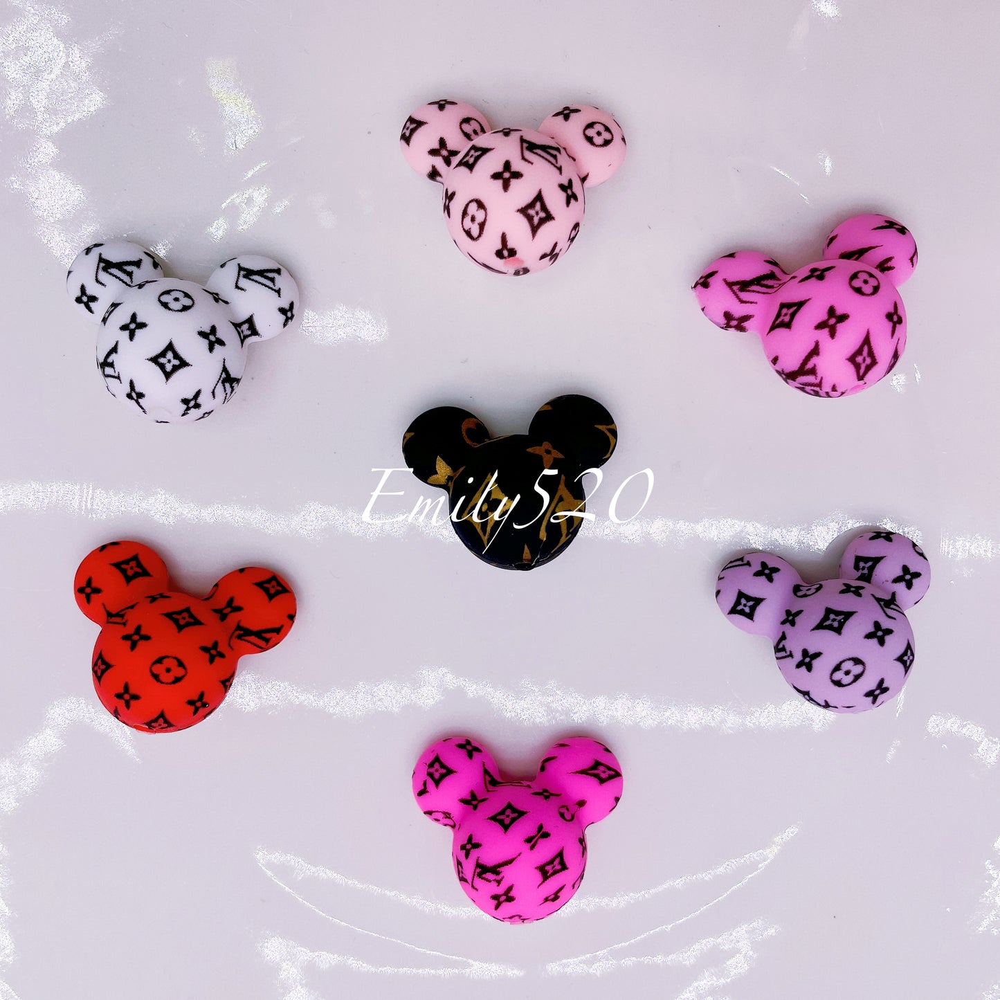 【C337】🩷3.31-Restoock🩷LUV Mickey Head Focal 7 Colors