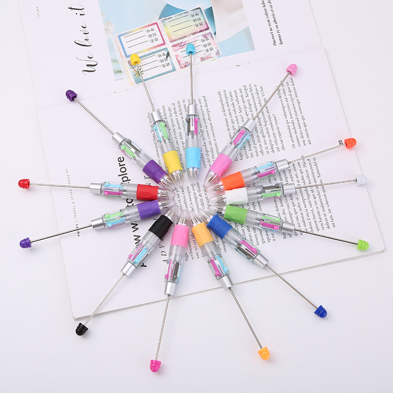 【C204】4 Colors Beads Pen For DIY