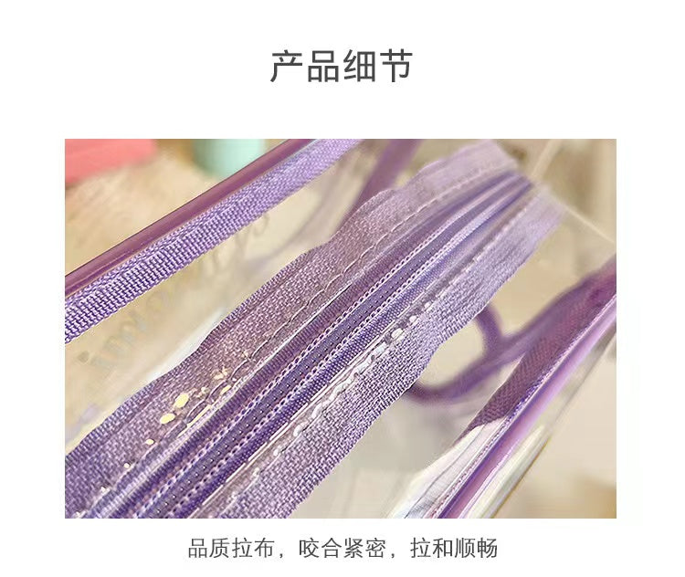 【A418】 👝 Sanrio Transparent Make Up Storage Bag