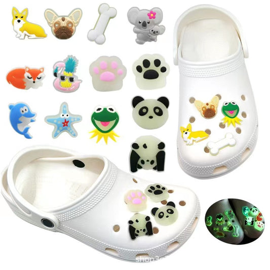 【C040】🐼 Luminous Animal PVC Crocs