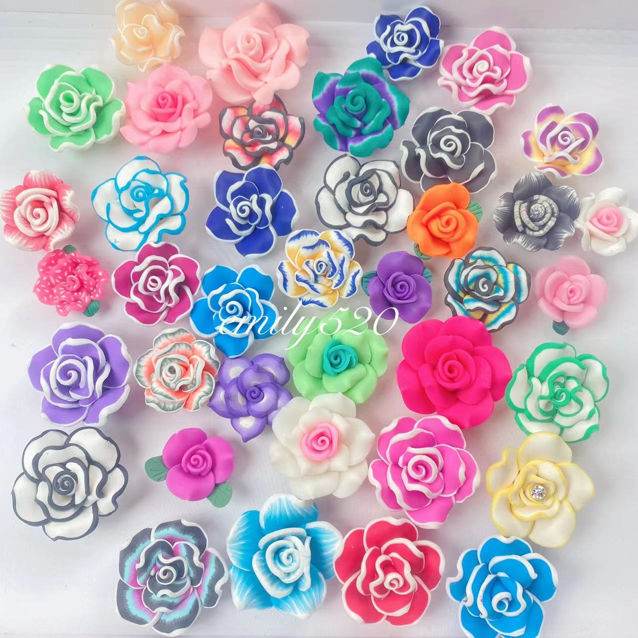 【U001】❤️‍🔥Restock❤️‍🔥3D Flower For Pens/Keychain/DIY