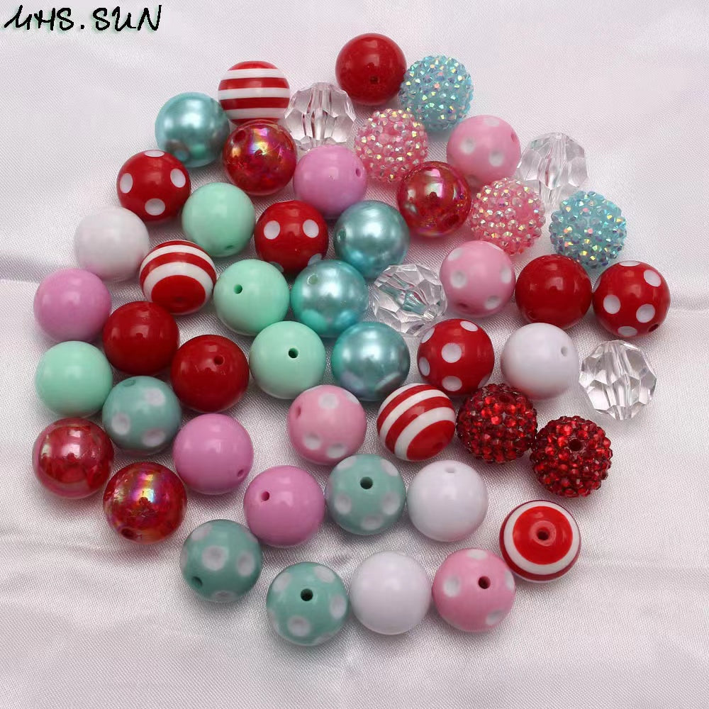 【A903】🔥10.15-Updated💮Colorful Rhinestone Beads Packed in Bag Diy Key Chain Material Bag