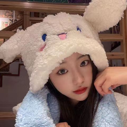 （再入荷!!）😍 サンリオ 耳あてとマフラー付き冬帽子